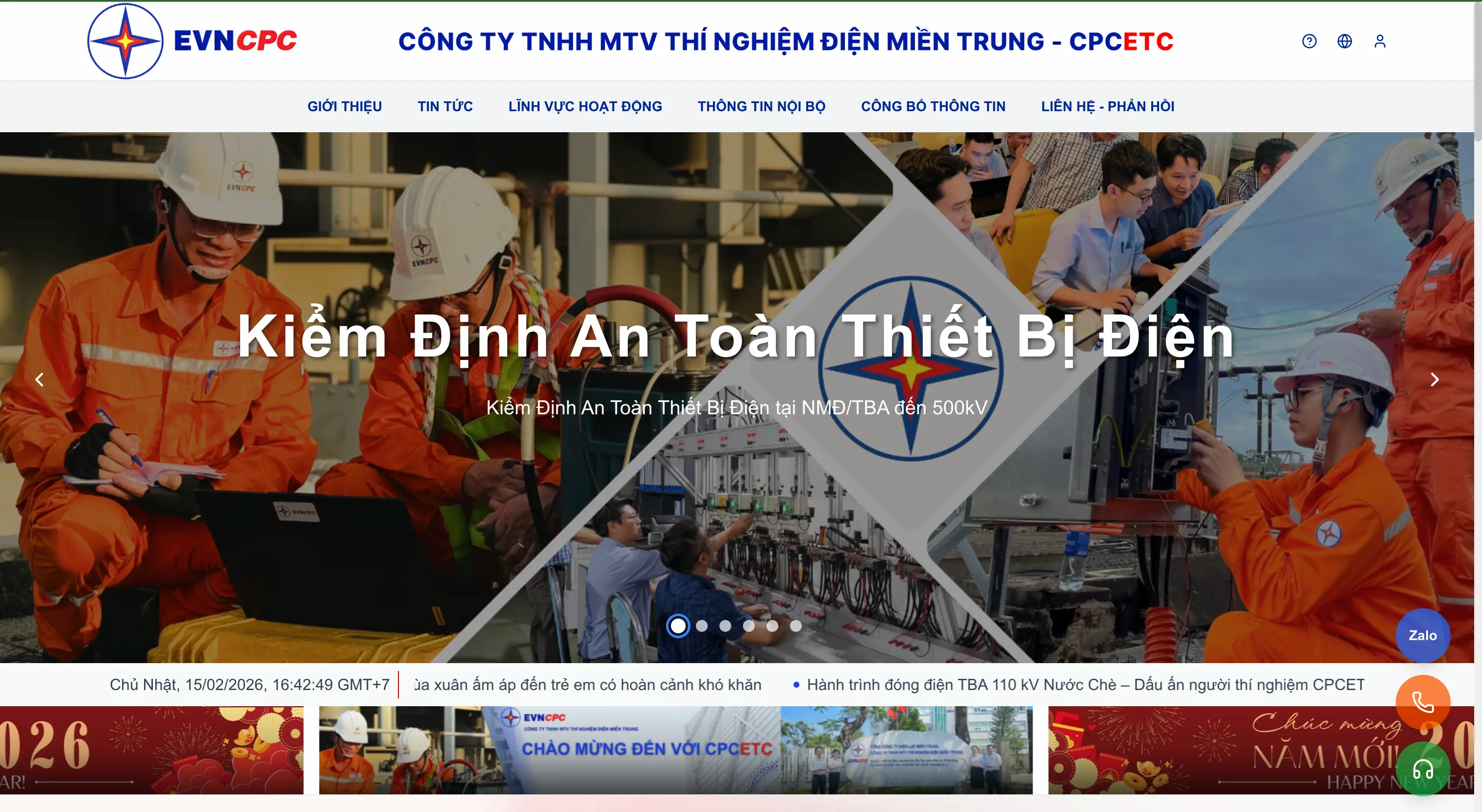 EVN CPC Portal & Admin System